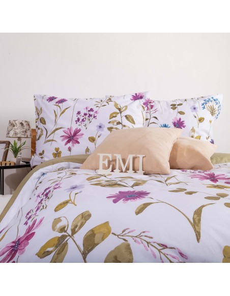 Pamučna posteljina Furrina Olive EMI