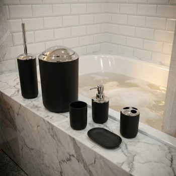 Set kupaonske galanterije Levi black EMI