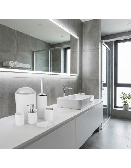 Set kupaonskog pribora Levi bijeli EMI