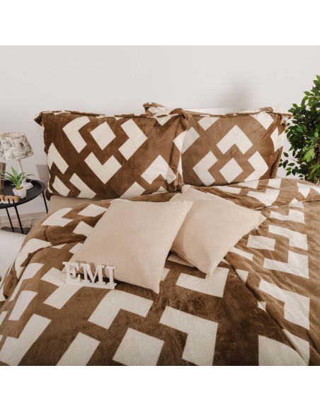 Posteljina od mikropliša Rustica EMI