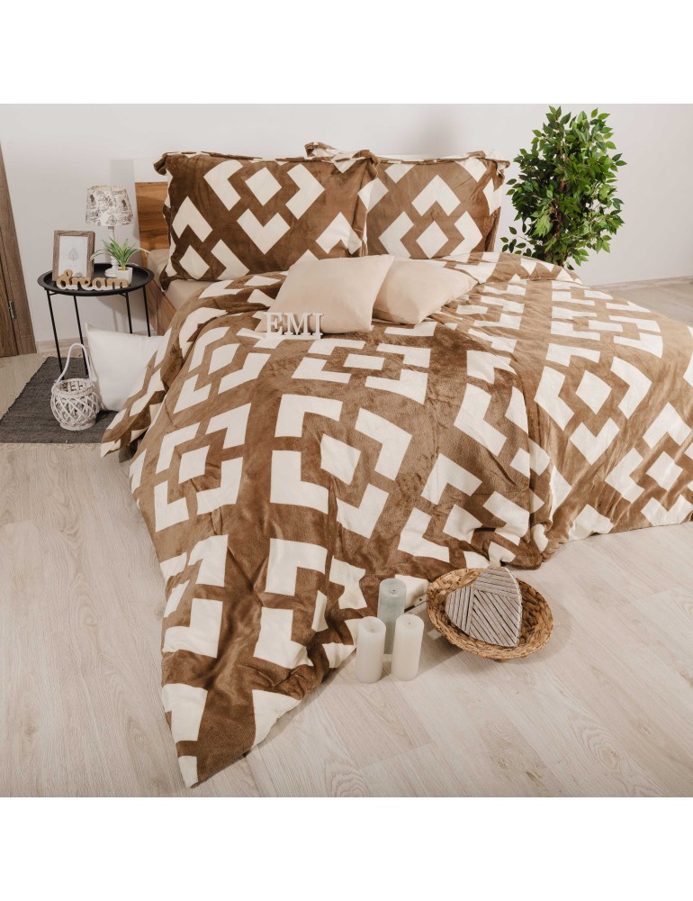 Posteljina od mikropliša Rustica EMI