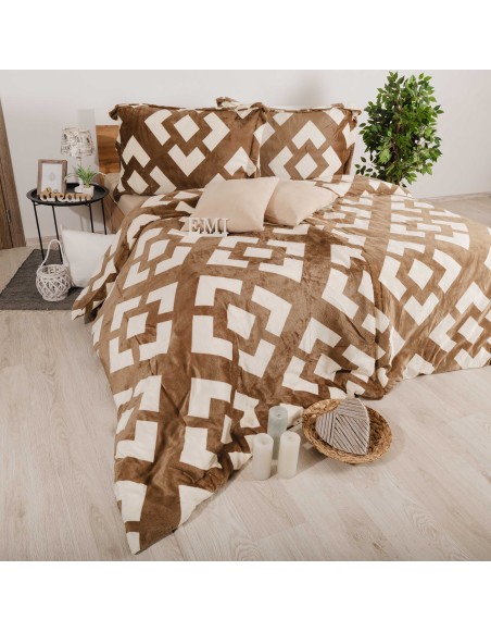 Posteljina od mikropliša Rustica EMI