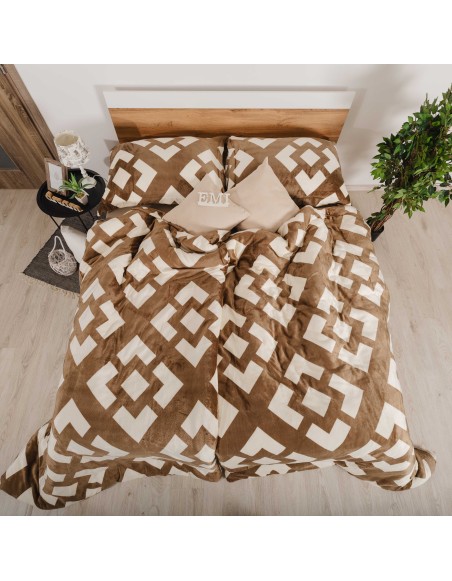 Posteljina od mikropliša Rustica EMI