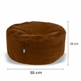 Ležaljka vreća za sjedenje smeđa EMI