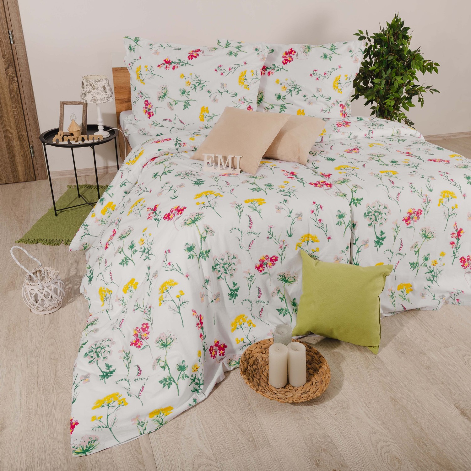 Luiza EMI cvjetne posteljine od 100% deluxe pamuka