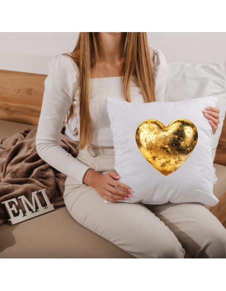 Dekorativni jastuk Golden Heart 40x40 cm EMI