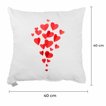 Dekorativni jastuk Hearts 40x40 cm EMI