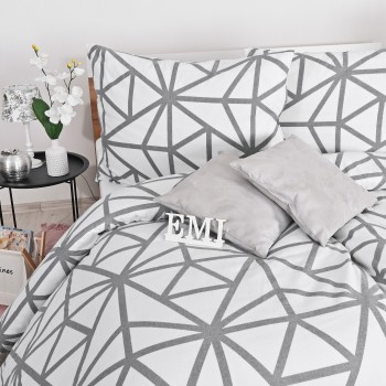 Flanel posteljina Helsinki bijele EMI