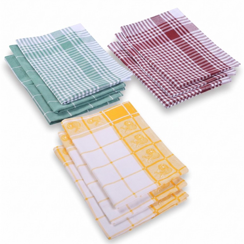 Kuhinjske krpe Color Mix 9kom EMI