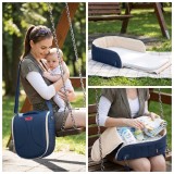 Multifunkcionalno gnijezdo za bebe plavo Baby Bed ibaby