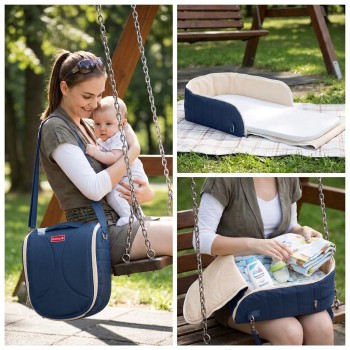 Multifunkcionalno gnijezdo za bebe plavo Baby Bed ibaby