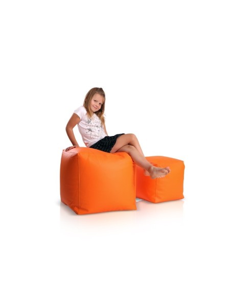 Bean bag stolac kocka mali narančasti EMI