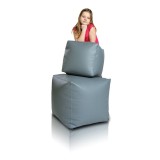 Bean bag stolac kocka mali sivi EMI