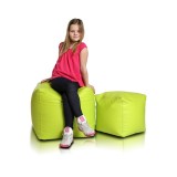 Bean bag stolac kocka mala limeta EMI
