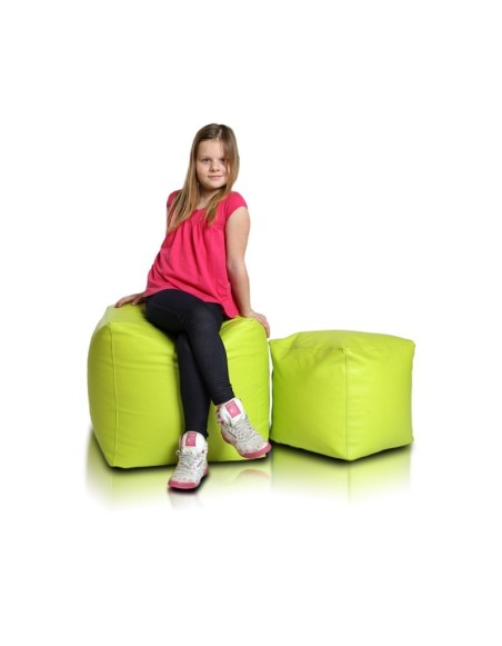 Bean bag stolac kocka mala limeta EMI