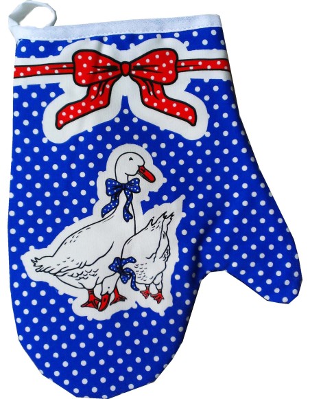 Chňapka standard modrá husy