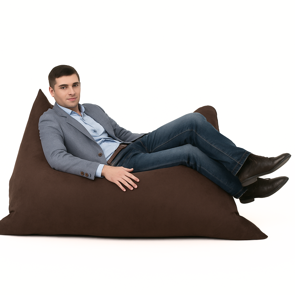 beanbag polutamno smeđa