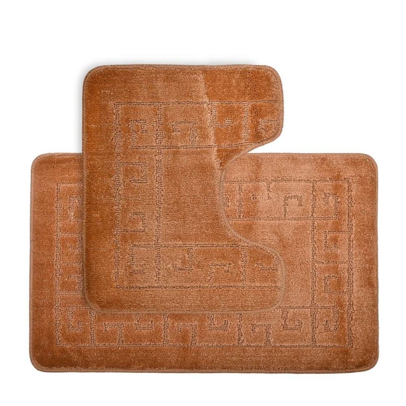 smeđe prostirke za kupaonicu