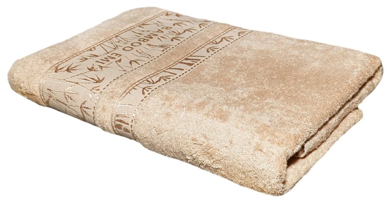 svijetlosmeđi ručnik od bambusa