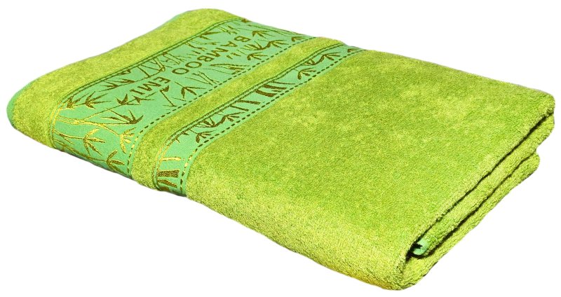 bambus zeleni ručnik za kupanje