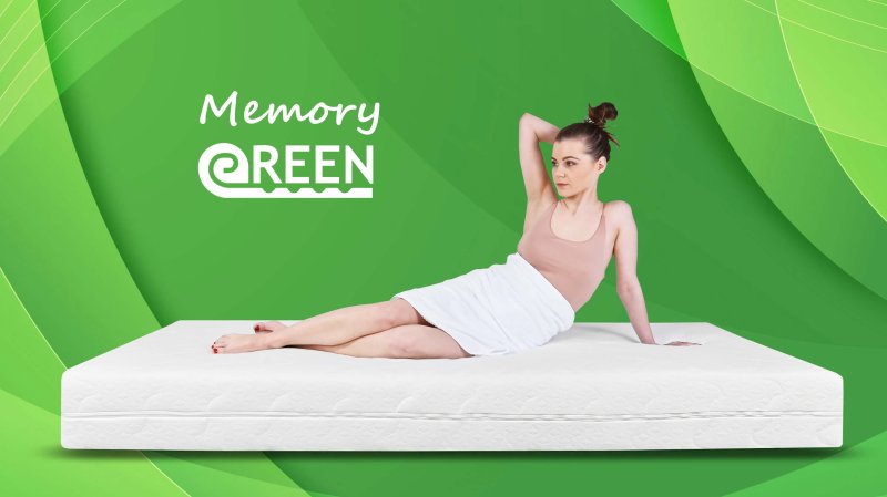 Madrac Memory Green