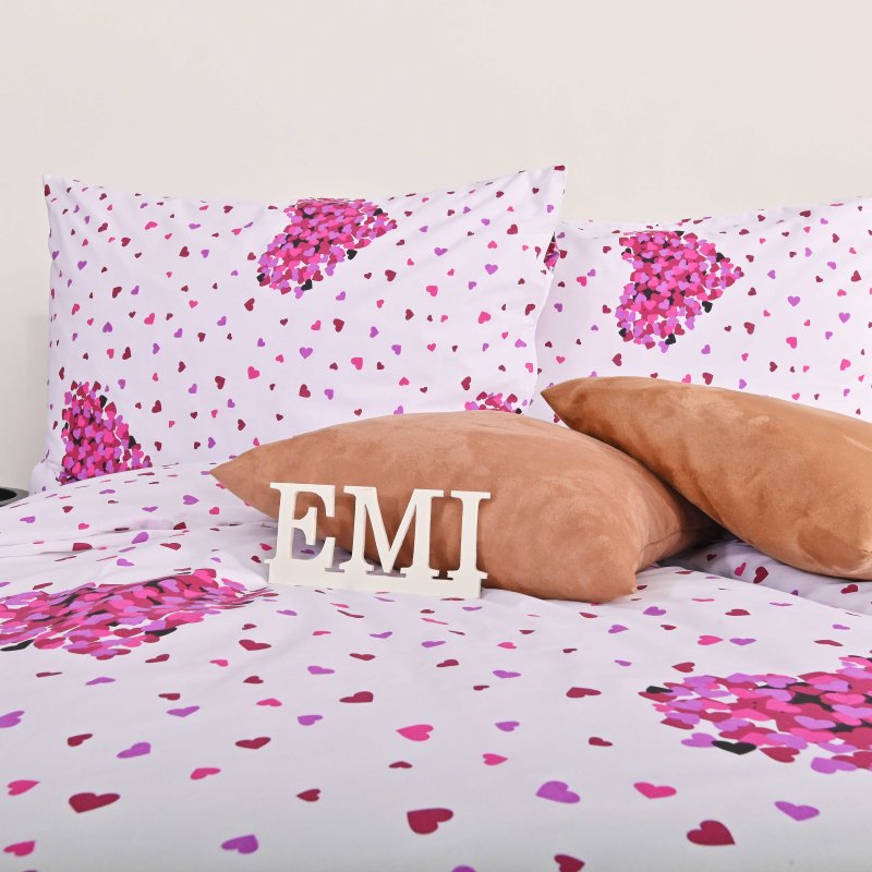 posteljina u obliku srca