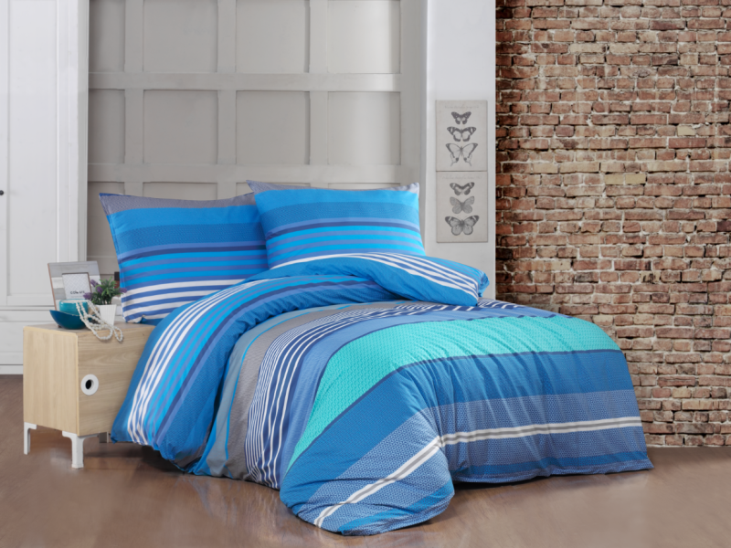 plave pamučne haljine