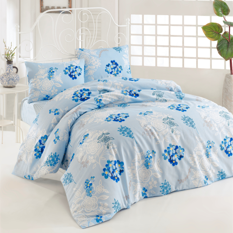 plave pamučne haljine