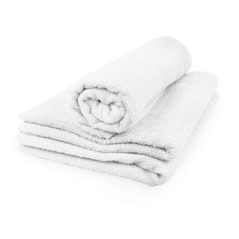 bijeli pamučni ručnik