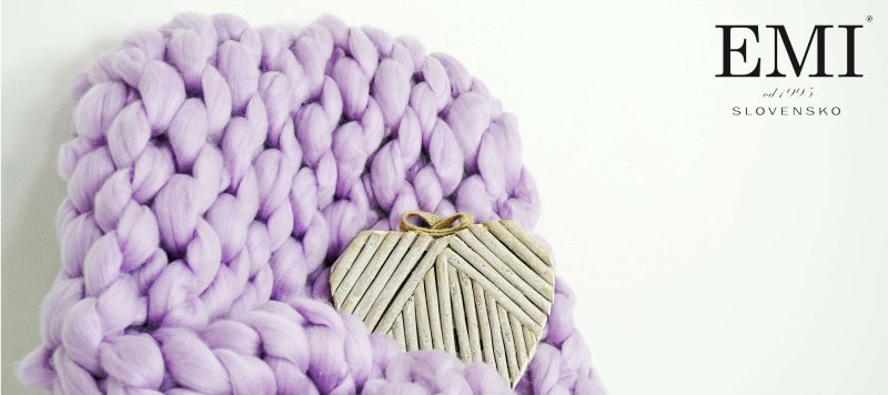 pletena deka ljubičasta