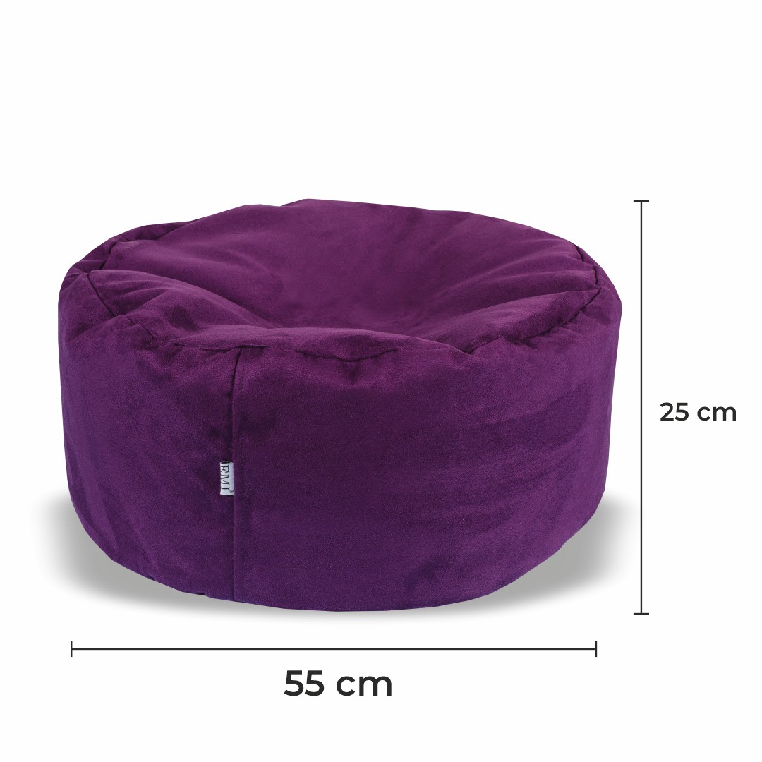 chaise longue ljubičasta bean bag