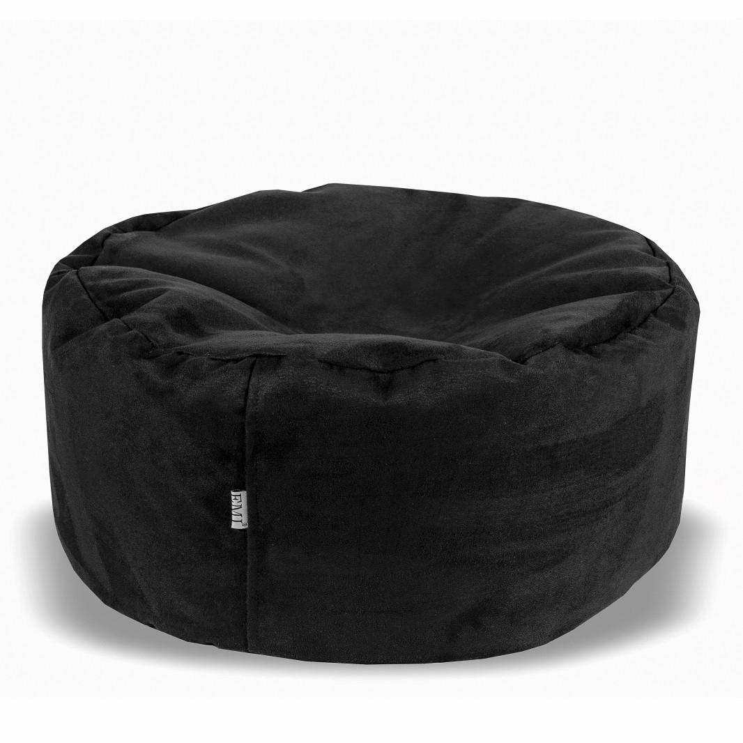 chaise longue bean bag crna