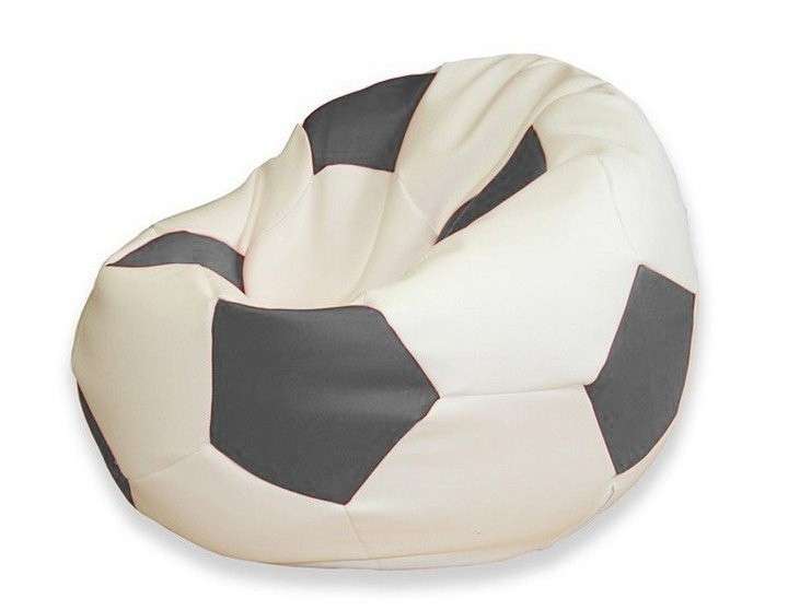 beanbag nogometna lopta prljavo bijela