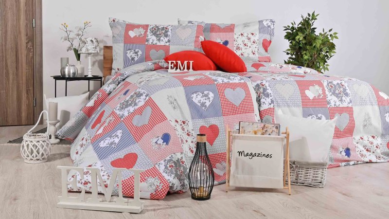 patchwork pamučne posteljine