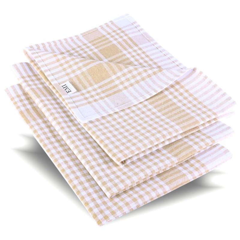 smeđe pamučne krpe za suđe