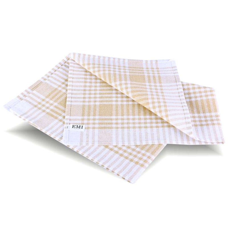 smeđe kuhinjske krpe