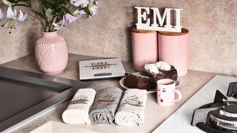 vezene kuhinjske krpe s vaflima