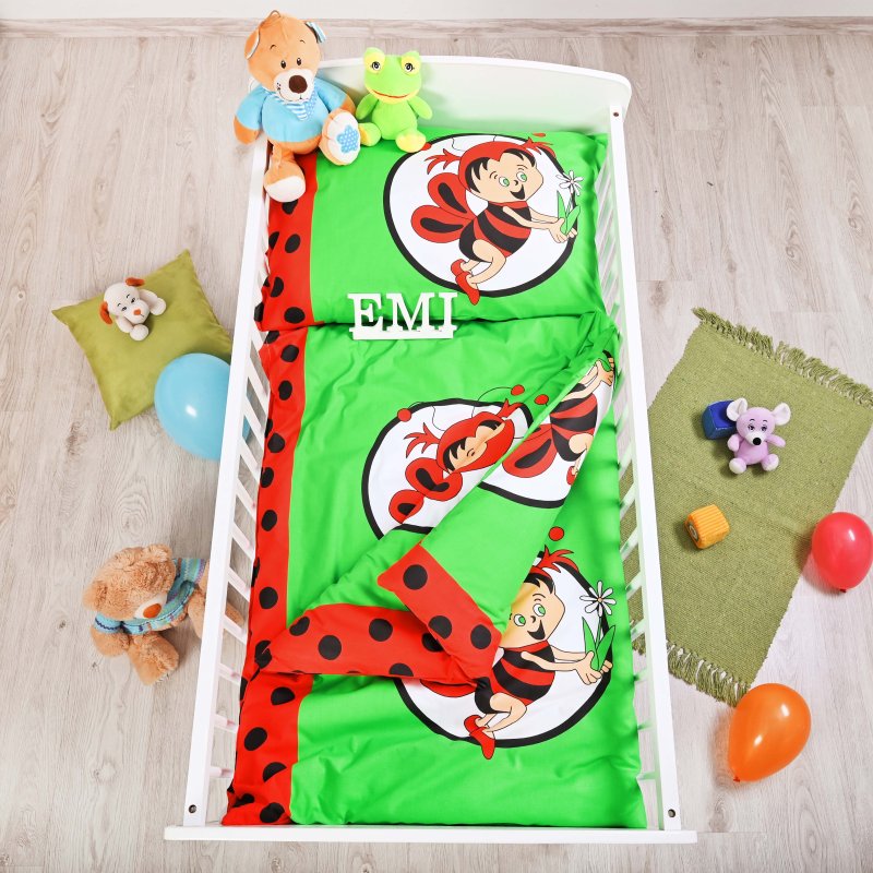 pamučna dječja odjeća zeleno-crvena