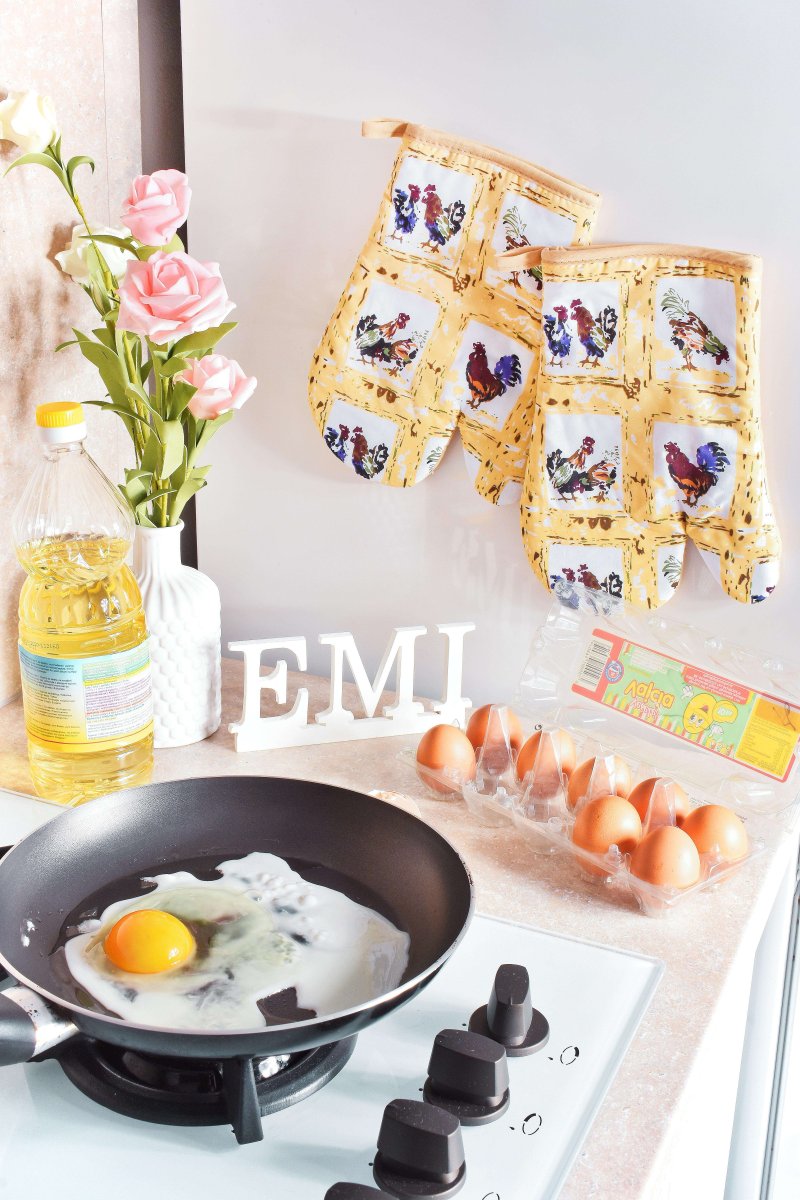 kuhinjska rukavica smeđa