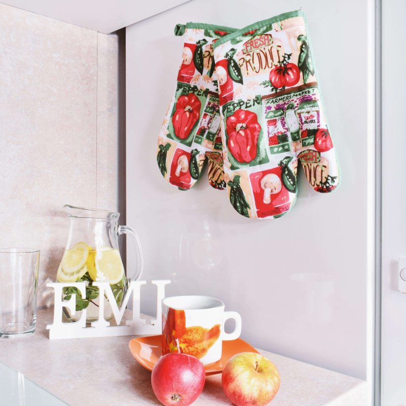 kuhinjska rukavica s magnetom