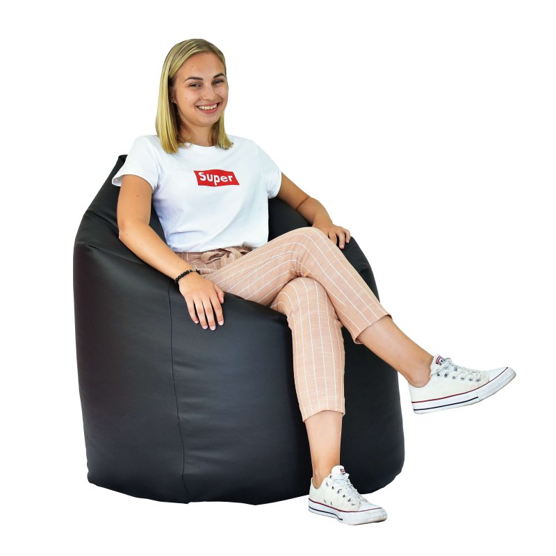 crna bean bag za dnevni boravak