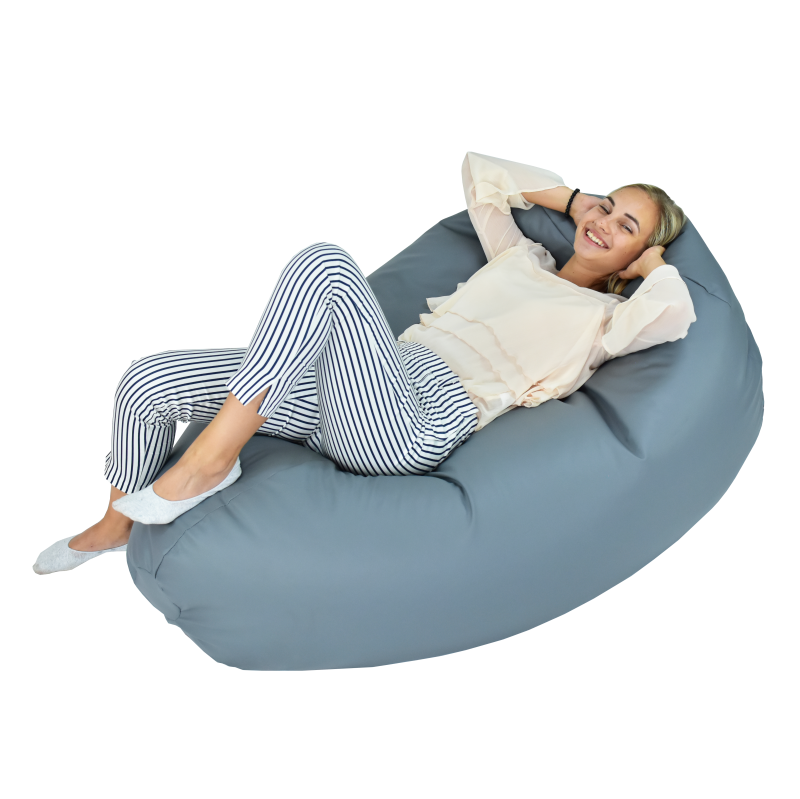 siva torba od eko kože