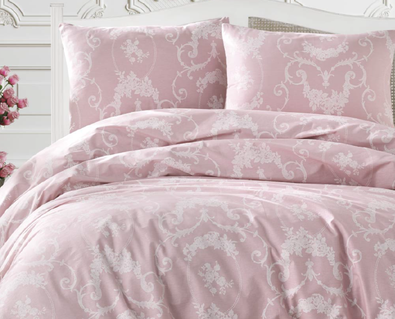 ružičasta posteljina