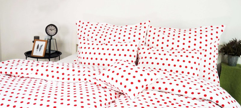 točkaste pamučne haljine