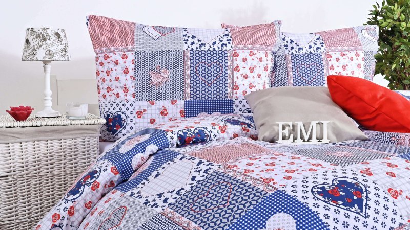 plava posteljina Helena