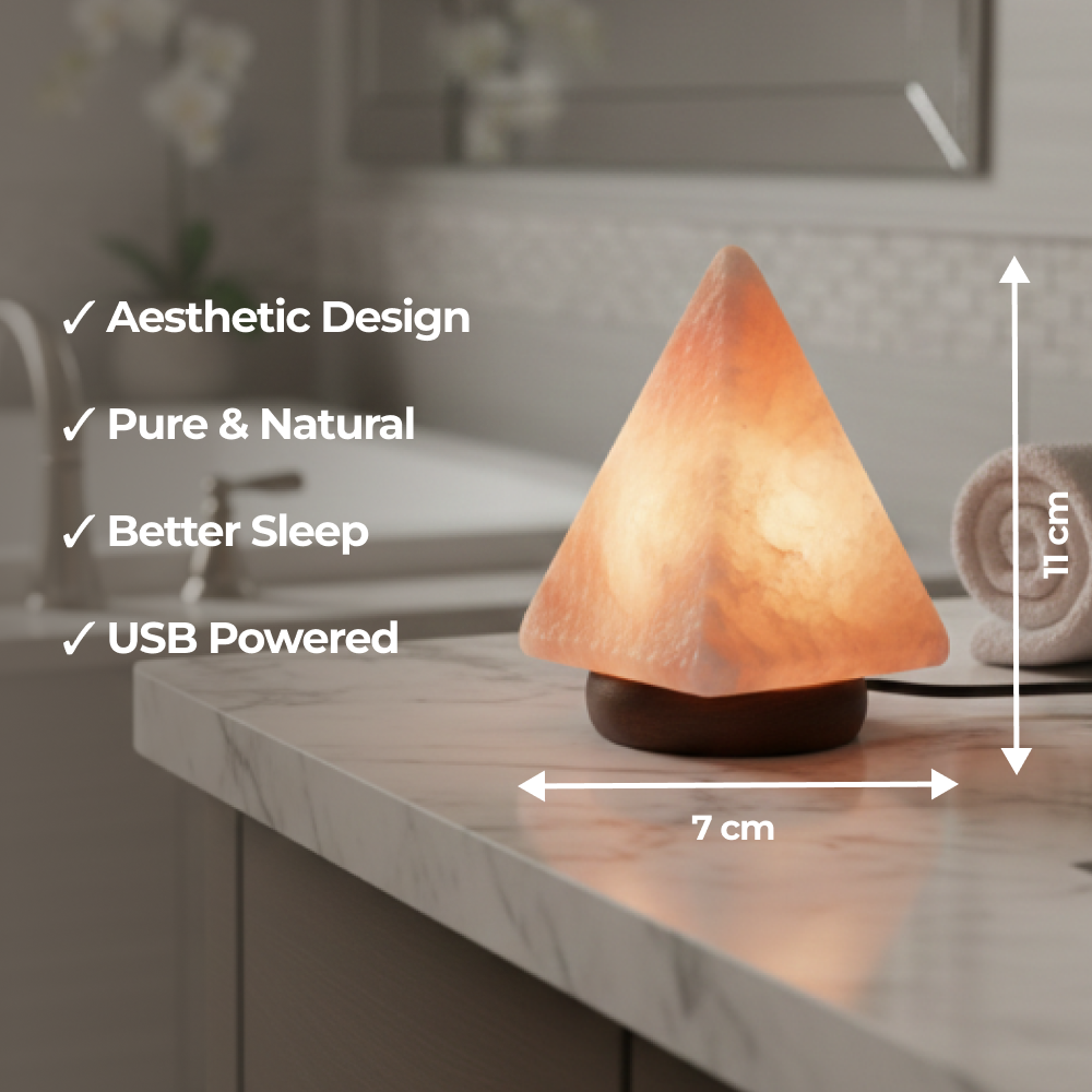 Slana lampa USB piramida