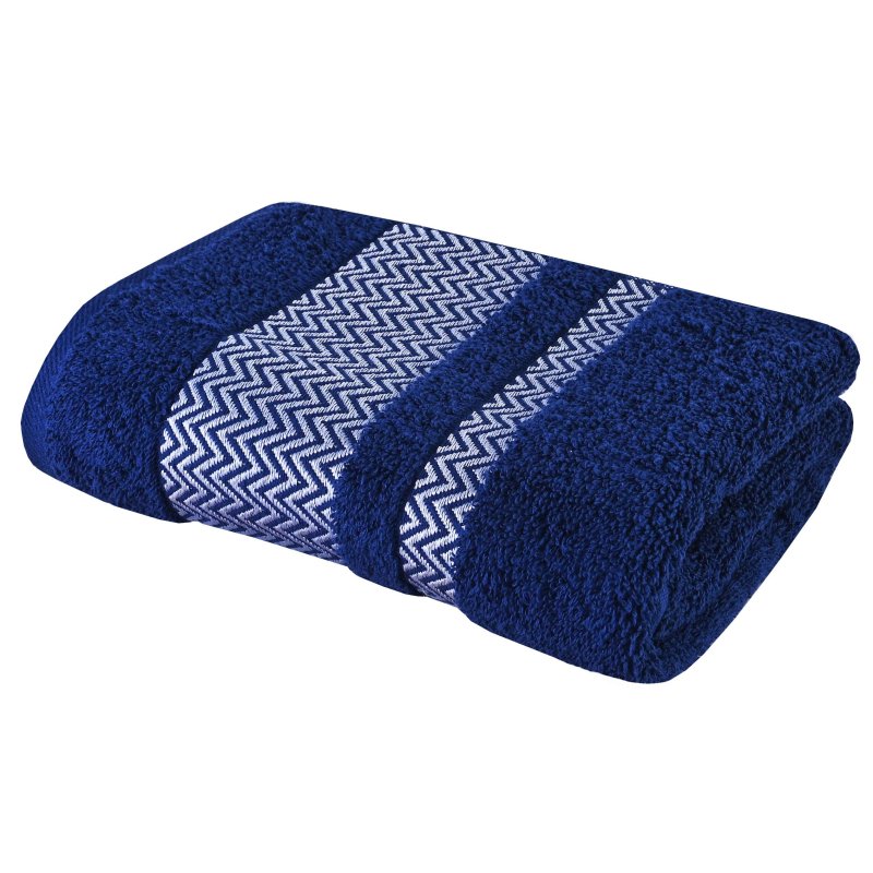 plavi pamučni ručnik