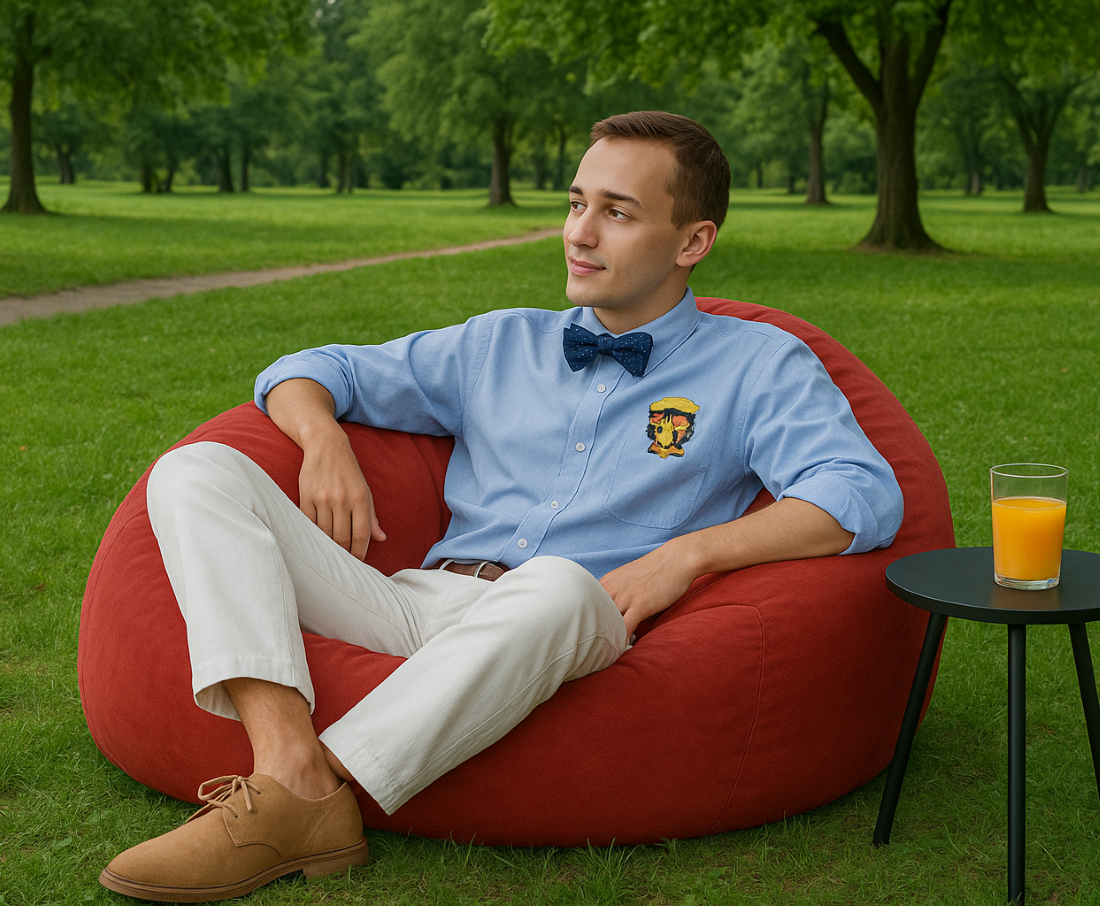 Lopta za beanbag crvena antilop crvena EMI