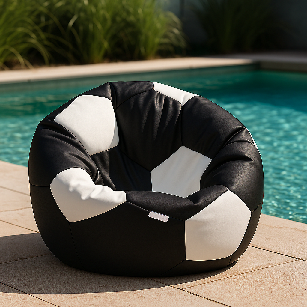 crno-bijela nogometna vreća