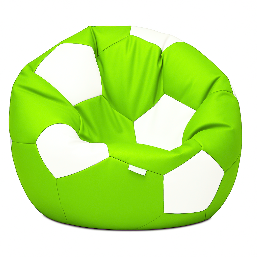 vreća za sjedenje nogometna lopta limeta bijela